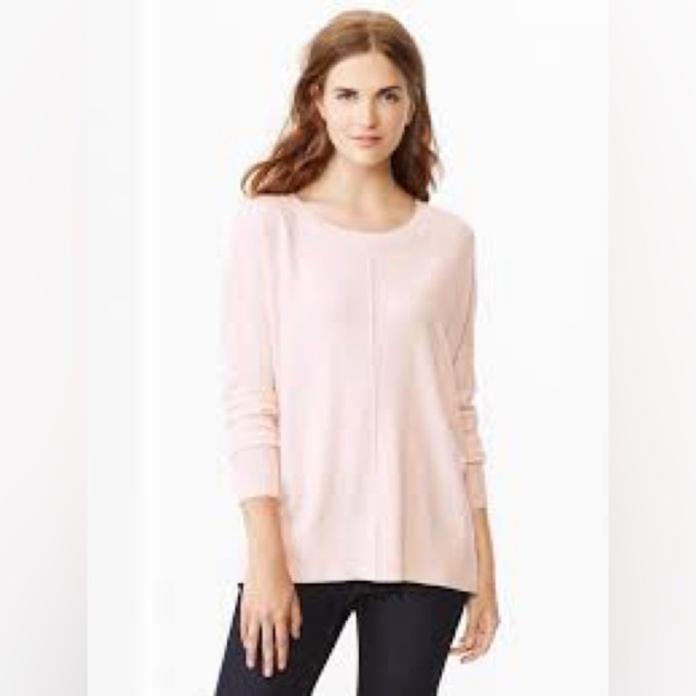 Gap drop shoulder pink sweater